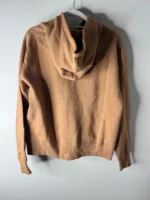 'S Max Mara Dandy Embroidered Logo Hoodie Pullover Sweatshirt Brown Size S NWT
