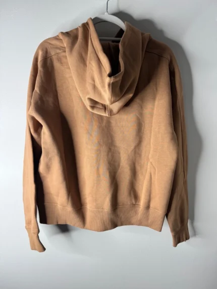 'S Max Mara Dandy Embroidered Logo Hoodie Pullover Sweatshirt Brown Size S NWT