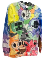 Dandy's World Sweatshirt For Kids Dandy's World Character Hoodie SIZE: M-XL