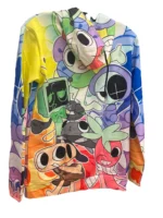 Dandy's World Sweatshirt For Kids Dandy's World Character Hoodie SIZE: M-XL