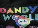 Haloo Adult L Dandy's World hoodie BLACK 100% cotton 29" height (fits like M)