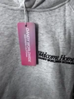 Dandy Worldwide Interiors Hoodie In Heather Gray Size XS NWT