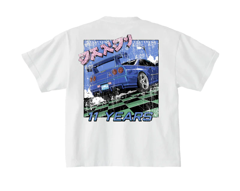 DH11BACK-1 Dandy Eleventh Anniversary Edition T-Shirt White